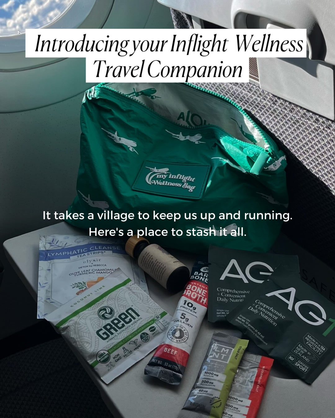 My Inflight Wellness Bag